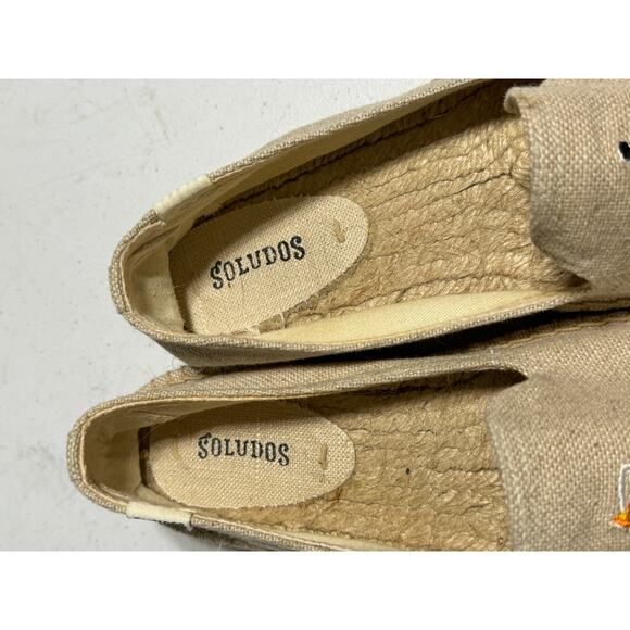 Soludos Italian Aperol Spritz Espadrille Slip On Shoes Size 8 - Picture 9 of 9